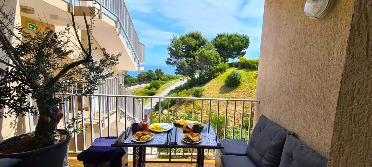 Studio *** "Thalabanyuls" - Vue Mer - Balcon Zewnętrze zdjęcie